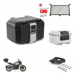 SHAD Rear trunk + mounting bracket grill accessories TR48 TERRA BLACK EDITION KIT-453737