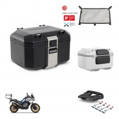 SHAD Rear trunk + mounting bracket grill accessories TR48 TERRA BLACK EDITION KIT-453760