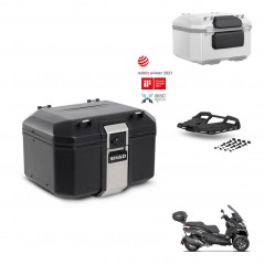 SHAD Rear trunk + mounting bracket grill accessories TR48 TERRA BLACK EDITION KIT-453935