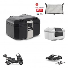 SHAD Rear trunk + mounting bracket grill accessories TR48 TERRA BLACK EDITION KIT-453937