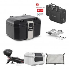 SHAD Rear trunk + mounting bracket grill accessories TR48 TERRA BLACK EDITION KIT-454025