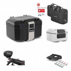 SHAD Baul trasero + soporte montaje parrilla accesorios TR48 TERRA BLACK EDITION KIT-454038