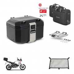 SHAD Baul trasero + soporte montaje parrilla accesorios TR48 TERRA BLACK EDITION KIT-454047