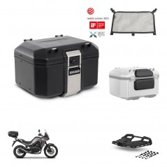 SHAD Rear trunk + mounting bracket grill accessories TR48 TERRA BLACK EDITION KIT-454098