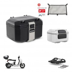 SHAD Rear trunk + mounting bracket grill accessories TR48 TERRA BLACK EDITION KIT-454167