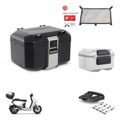 SHAD Rear trunk + mounting bracket grill accessories TR48 TERRA BLACK EDITION KIT-454174