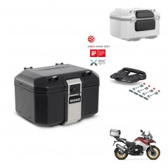 SHAD Rear trunk + mounting bracket grill accessories TR48 TERRA BLACK EDITION KIT-454195