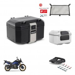 SHAD Rear trunk + mounting bracket grill accessories TR48 TERRA BLACK EDITION KIT-454289