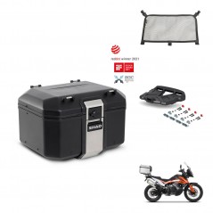 SHAD Rear trunk + mounting bracket grill accessories TR48 TERRA BLACK EDITION KIT-454311