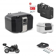 SHAD Rear trunk + mounting bracket grill accessories TR48 TERRA BLACK EDITION KIT-454360