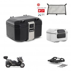 SHAD Rear trunk + mounting bracket grill accessories TR48 TERRA BLACK EDITION KIT-454374