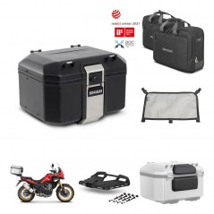 SHAD Rear trunk + mounting bracket grill accessories TR48 TERRA BLACK EDITION KIT-454424