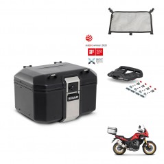 SHAD Rear trunk + mounting bracket grill accessories TR48 TERRA BLACK EDITION KIT-454426