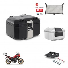 SHAD Rear trunk + mounting bracket grill accessories TR48 TERRA BLACK EDITION KIT-454427