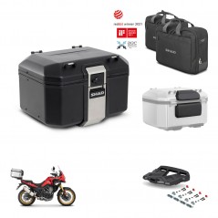 SHAD Baul trasero + soporte montaje parrilla accesorios TR48 TERRA BLACK EDITION KIT-454429