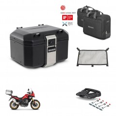 SHAD Rear trunk + mounting bracket grill accessories TR48 TERRA BLACK EDITION KIT-454430