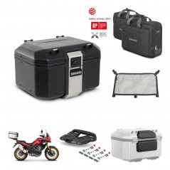 SHAD Rear trunk + mounting bracket grill accessories TR48 TERRA BLACK EDITION KIT-454431
