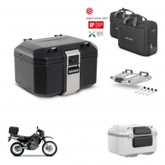 SHAD Rear trunk + mounting bracket grill accessories TR48 TERRA BLACK EDITION KIT-454437