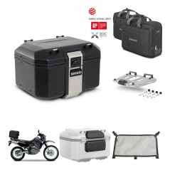 SHAD Rear trunk + mounting bracket grill accessories TR48 TERRA BLACK EDITION KIT-454439