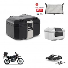 SHAD Baul trasero + soporte montaje parrilla accesorios TR48 TERRA BLACK EDITION KIT-454443
