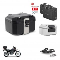 SHAD Rear trunk + mounting bracket grill accessories TR48 TERRA BLACK EDITION KIT-454445