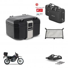 SHAD Rear trunk + mounting bracket grill accessories TR48 TERRA BLACK EDITION KIT-454446