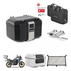 SHAD Rear trunk + mounting bracket grill accessories TR48 TERRA BLACK EDITION KIT-454485