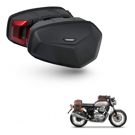 SHAD Maletas laterales + soporte montaje HARD SHELL E48SR KIT-458260