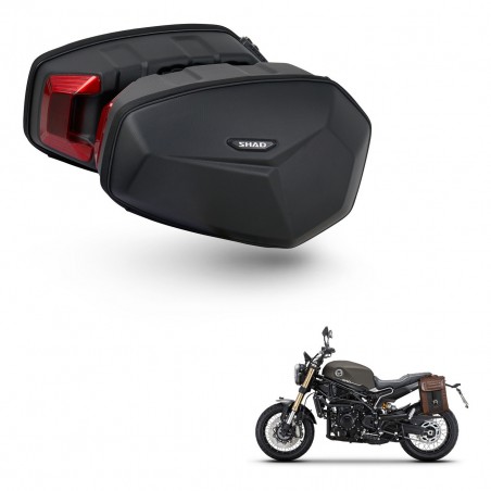 SHAD Maletas laterales + soporte montaje HARD SHELL E48SR KIT-458270