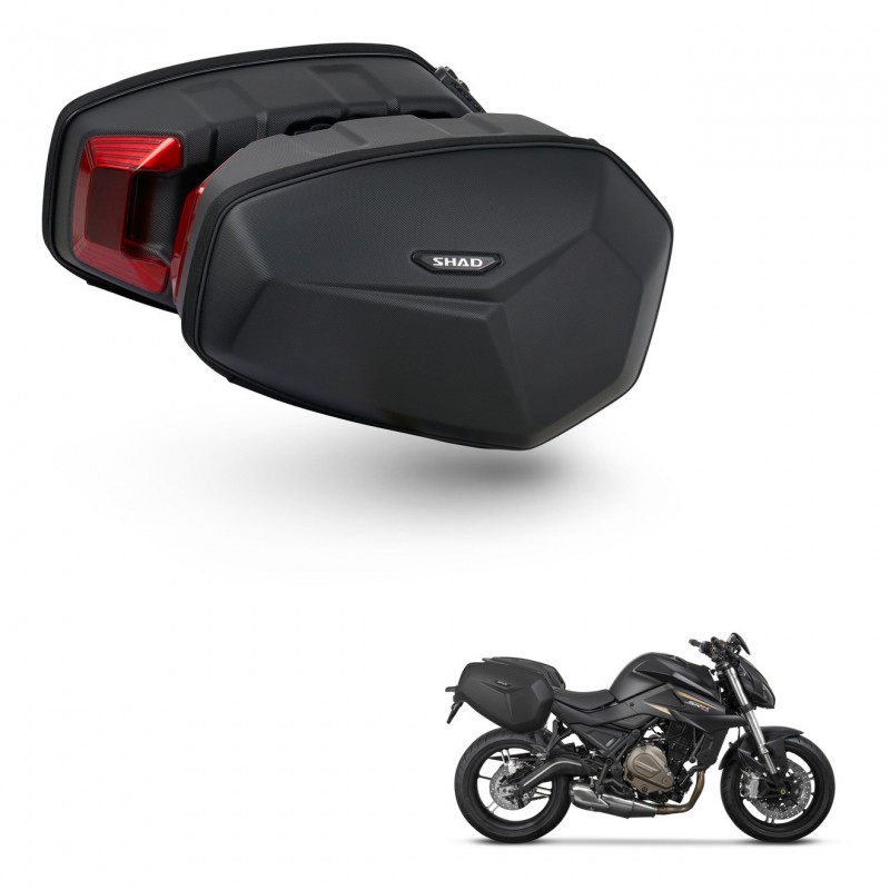 SHAD Maletas laterales + soporte montaje HARD SHELL E48SR KIT-458274