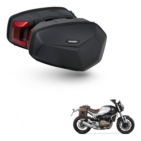 SHAD Side cases + mounting bracket HARD SHELL E48SR KIT-458275