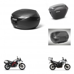 SHAD Maletas sh23 alu + soporte montaje baul SH39 carbon accesorios KIT-458285