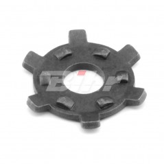 Washer, toothed for converter fan