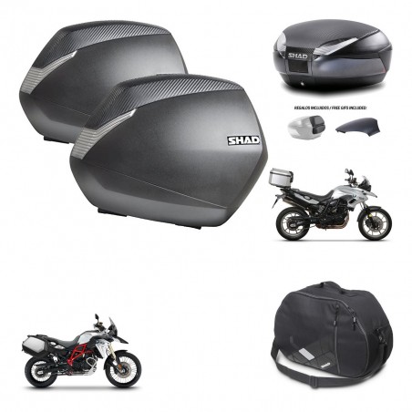 SHAD Trunk SH48 backrest cover + mounting bracket SH36 suitcases accessories 49 L KIT-458368