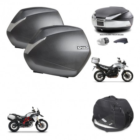 SHAD Trunk SH48 backrest cover + mounting bracket SH36 suitcases accessories KIT-458382