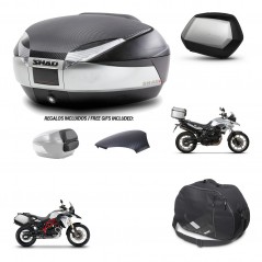 SHAD SH35 PREMIUM suitcases + mounting bracket SH48 trunk backrest cover accessories KIT-458385