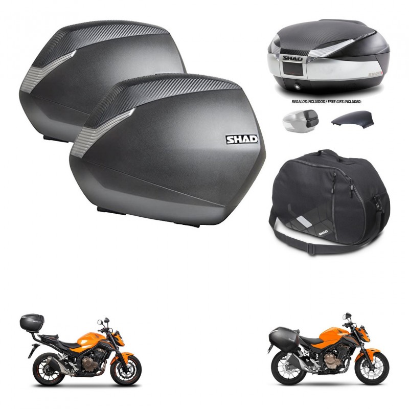 SHAD Trunk SH48 backrest cover + mounting bracket SH36 suitcases accessories KIT-458389