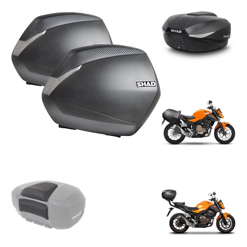 SHAD Baul SH58 + soporte montaje maletas SH36 accesorios KIT-458403