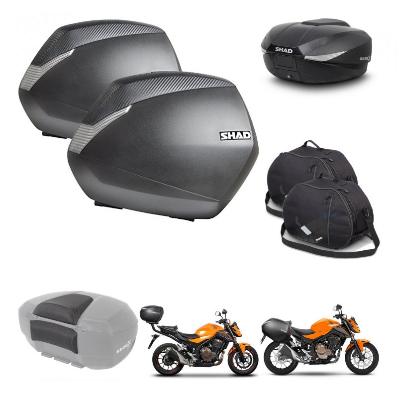SHAD Baul SH58 + soporte montaje maletas SH36 accesorios KIT-458404