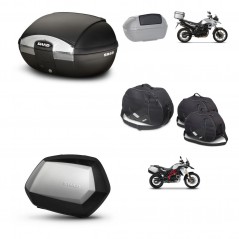 SHAD SH35 PREMIUM suitcases + mounting bracket SH45 trunk accessories KIT-458416