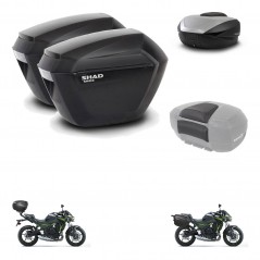 SHAD SH59 trunk + mounting bracket sh23 suitcases accessories 59L KIT-458456