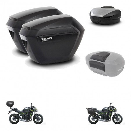 SHAD Baul SH59 + soporte montaje maletas sh23 accesorios 59L KIT-458456
