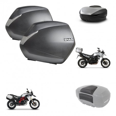 SHAD SH59 trunk + mounting bracket SH36 suitcases accessories 59L KIT-458460