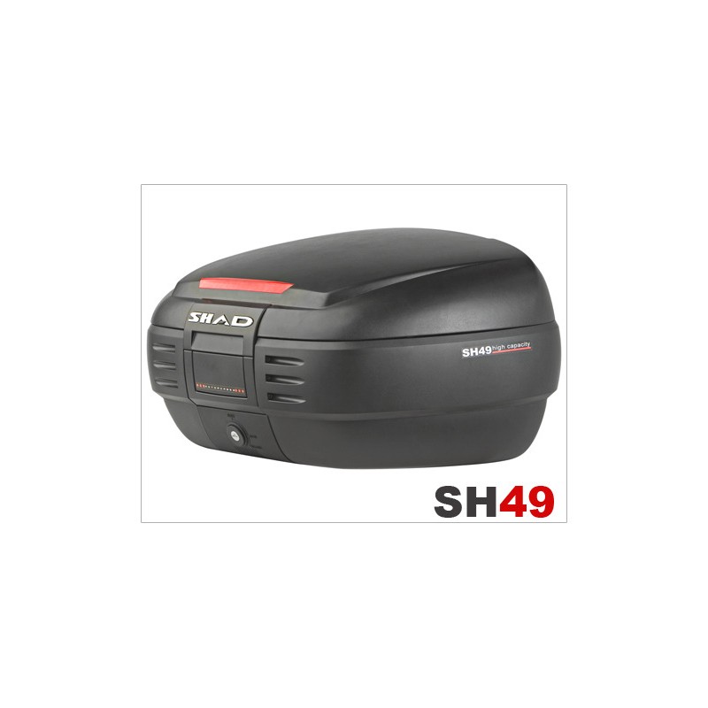 SHAD SHAD SH49 Rear Trunk with 49 liter capacity for motorcycle or scooter D0B49100