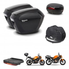 SHAD SH46 trunk + mounting bracket sh23 suitcases accessories 45 L KIT-458522