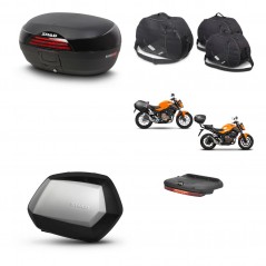 SHAD SH35 PREMIUM suitcases + mounting bracket SH46 trunk accessories 45 L KIT-458524