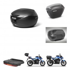SHAD Maletas sh23 alu + soporte montaje baul SH39 accesorios KIT-458591