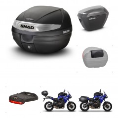 SHAD Maletas sh23 alu + soporte montaje baul SH29 accesorios KIT-458601