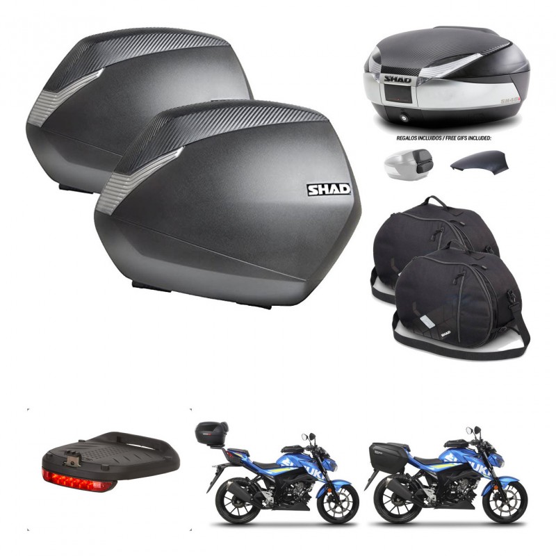 SHAD Trunk SH48 backrest cover + mounting bracket SH36 suitcases accessories KIT-458637