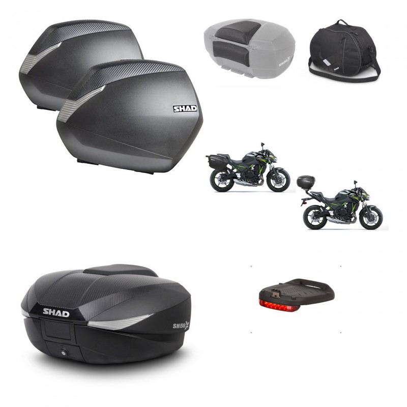 SHAD Baul SH58 + soporte montaje maletas SH36 accesorios KIT-458684
